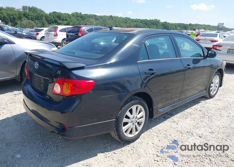 2009 Toyota Corolla S из США, поврежденный, VIN 2T1BU40EX9C174547